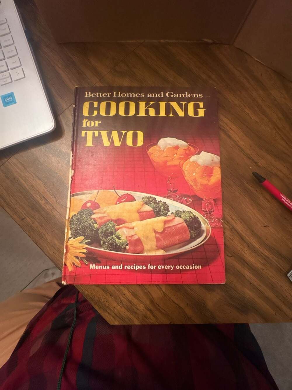 Better Homes and Gardens Cooking For Two Cookbook Vintage 1969 Hardcover